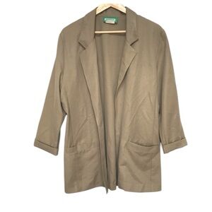 VINTAGE Boston open cardigan blazer jacket set sz 10